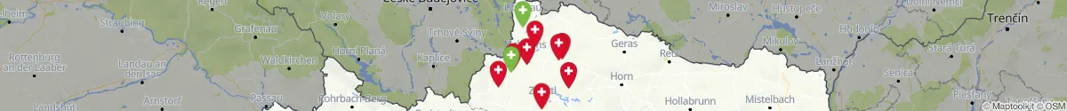 Map view for Pharmacies emergency services nearby Schrems (Gmünd, Niederösterreich)